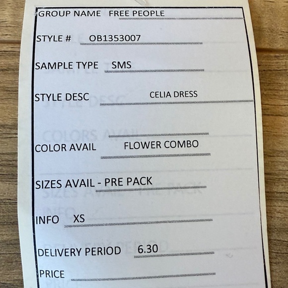 NWT - Free People Peach Celia Mini Dress XS - Picture 11 of 13